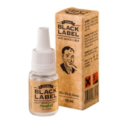 Жидкость Black Label Menthol Мята 10 мл 6 мг